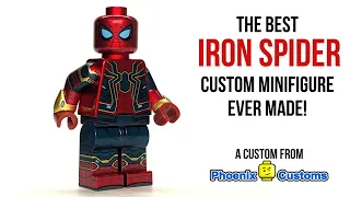 THE BEST IRON SPIDER Spider-Man Minifig Ever - (Iron Arachnid Review from PHOENIX CUSTOMS)