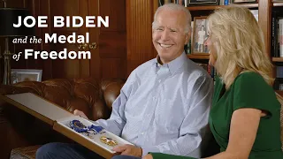 Joe Biden and Dr. Jill Biden Chat About The Medal Of Freedom from President Barack Obama