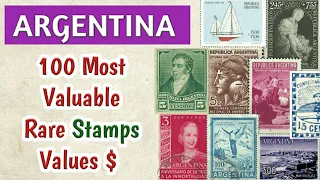 Argentina Stamps Value | Most Expensive & Rare Argentine Stamps | South America Philately