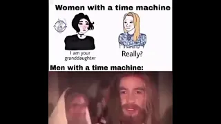 men with a time machine meme