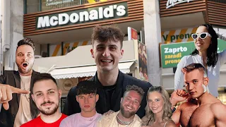 SLOVENSKI INFLUENCERJI IZBIRAJO KAJ JEM IZ MCDONALDSA 24UR!!