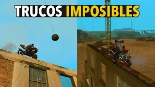 Retos mega imposibles en moto - GTA San Andreas (bike stunts)