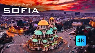 Sofia, Bulgaria 🇧🇬 in 4K - Aerial drone view