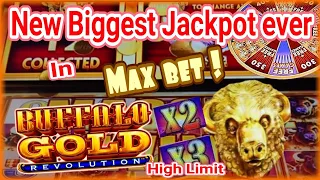 🥂Wow!! Look One of the Biggest Jackpot Ever in Buffalo Gold Revolution Slot!