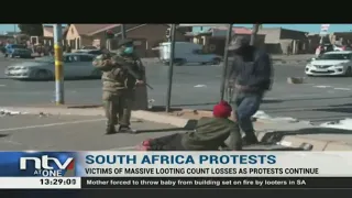 South Africa protests: Death toll rises to 72 as violence continues