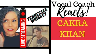 LIVE REACTION Cakra Khan FIRST LISTEN "Tennessee Whiskey" Vocal Coach Reacts & Deconstructs