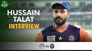 Hussain Talat Interview | Khyber Pakhtunkhwa vs Central Punjab | Match 8 | National T20 2021 | MH1T