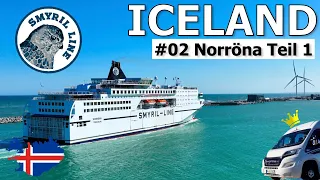 Onboarding der Islandfähre Norröna in Hirtshals