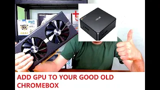 Adding External GPU to your old mighty CHROMEBOX