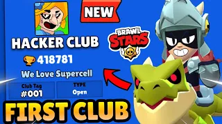 WORLD RECORD😮😮FIRST CLUB in BRAWL STARS !! the SHORTEST TAG `Brawl Stars English