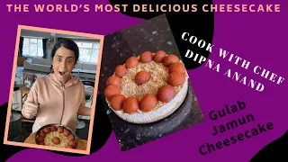 Gulab Jamun Cheesecake