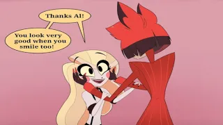 [Hazbin Hotel Comic Dub] when you REALLY smile... (Charlastor Ship)