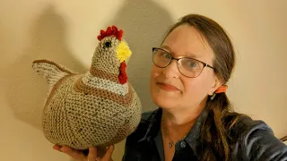 Knitting Podcast / Vlog Ep 4 🐔 I moved to Las Vegas & joined The Emotional Support Chicken bandwagon