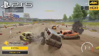 Wreckfest (PS5): Muddigger "AGRESSIVE" gameplay, no commentary