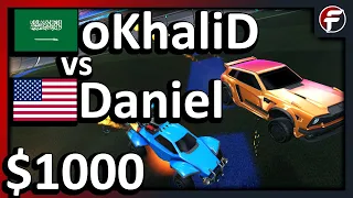 oKhaliD vs Daniel | $1000 Rocket League 1v1 Match