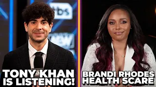 Tony Khan LISTENS To AEW Fans In Major Way, Brandi Rhodes Health Scare