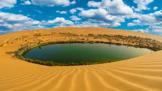 Um Lago Misterioso surgiu do dia para noite no meio do Deserto!