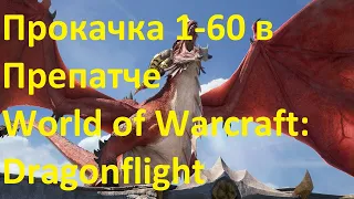 Как быстро прокачаться в препатче c 1-60 World of Warcraft: Dragonflight. Ускоренная прокачка.