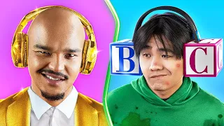 Gamer Rico vs Gamer Falido | Desafio 24 Horas no ROBLOX