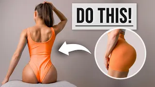 Grow a PEACH BOOTY in JUST 12 Min! Rounder & Bigger Butt Workout, No Equipment, At Home