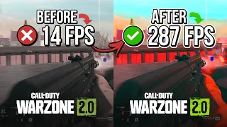 🔧 COD MODERN WARFARE 2 & WARZONE 2.0: HOW TO BOOST FPS AND FIX FPS DROPS / STUTTER🔥| Low-End PC✔️