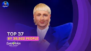 Eurovision 2024: Top 37 by 39,922 People