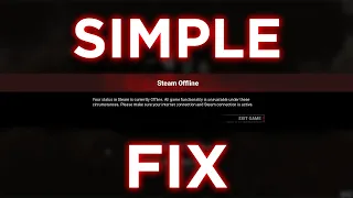 How to fix YOUR STATUS IN STEAM IS CURRENTLY OFFLINE Dead By Daylight