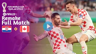 Croatia V Canada | Group F | FIFA World Cup Qatar 2022 | FIFA 23 Remake | PS5