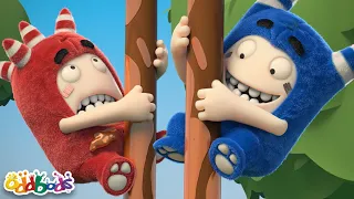 Grease Pole Competition! | Oddbods Full Episode Compilation! | Funny Cartoons for Kids