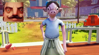 Hello Neighbor - My New Neighbor PIG GIRL (Mr Meat) Act 1 Gameplay Walkthrough