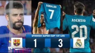 Barcelona vs Real Madrid 1 3   All Goals & Extended Highlights   SSC 13 08 2017 HD 1 1