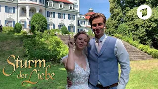 "Sturm"-Backstage: Hinter den Kulissen von Josies und Pauls Traumhochzeit | Sturm der Liebe