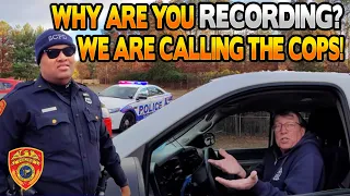 PUBLIC SERVANTS TRY TO USE THE POLICE TO INTIMIDATE GOOD CITIZEN, GET EDUCATED INSTEAD! FAIL