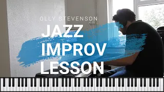 Jazz Improvisation Lesson - "Blue Bossa" Chord Sequence
