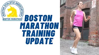 BOSTON MARATHON (2021)TRAINING UPDATE | my favourite workouts, shoes & how I'm feeling!