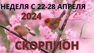 СКОРПИОН ♏️ ТАРОСКОП С 22-28 АПРЕЛЯ/ APRIL-2024 от Alisa Belial.