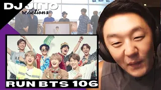 DJ REACTION to KPOP - RUN BTS EPISODE 106