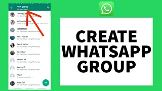 How To Create WhatsApp Group (2023) | WhatsApp Tutorial