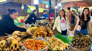 Cambodian street food @Countryside in Kien Svay Resort | Delicious Plenty of Khmer foods & Fruits
