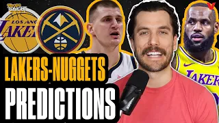 Lakers-Nuggets Predictions: Will LeBron & LA FINALLY break Denver curse vs. Jokic? | Hoops Tonight