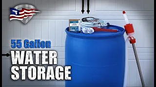 55 Gallon Water Barrel / Long Term Emergency Water Storage