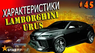 Lamborghini Urus FT ЧЕСТНЫЕ разгон / максималка / торможение на GTA5RP