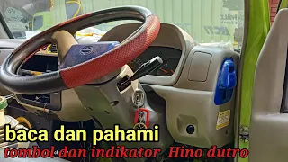 pahami dasbor Hino Dutro dan fungsinya