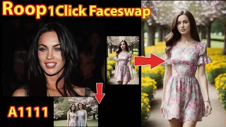 Faceswap using Roop in A1111 and stable diffusion | face swapping | deepfake