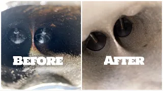 How to clean Intake Valves BY HAND Fast - No Walnut blasting