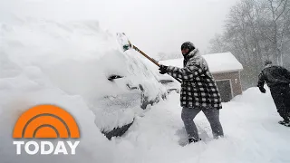 Historic Snowstorm Blankets Buffalo As Millions Dig Out From Storm