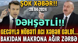 TƏCİLİ! Əsas Xəbərlər 28.04.2024 (Xəbər Bələdcisi) xeberler, son xeberler bugun 2024