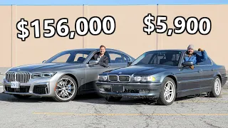 2020 BMW 750Li vs 2001 BMW 7-Series // Luxury Meets Legend