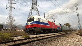 Train traffic at Acharnai |PANOSG42