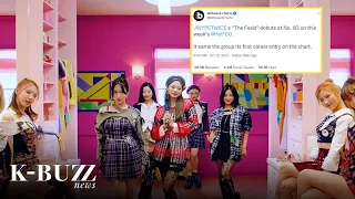 TWICE debuted on the Billboard Hot 100 for the first time; BTS’s position decreased unexpectedly